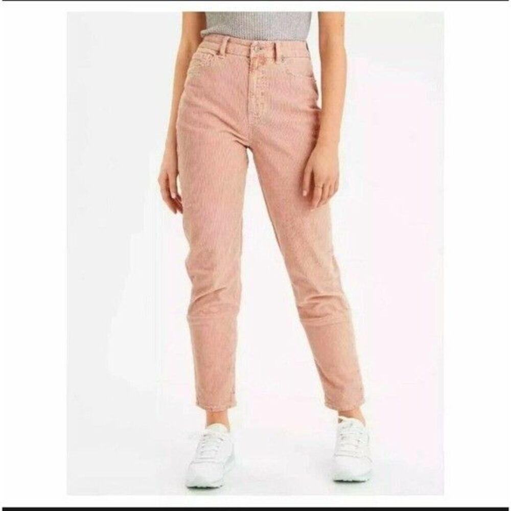 American Eagle Blush Pink Corduory Mom Plus Size Jeans Sz 20